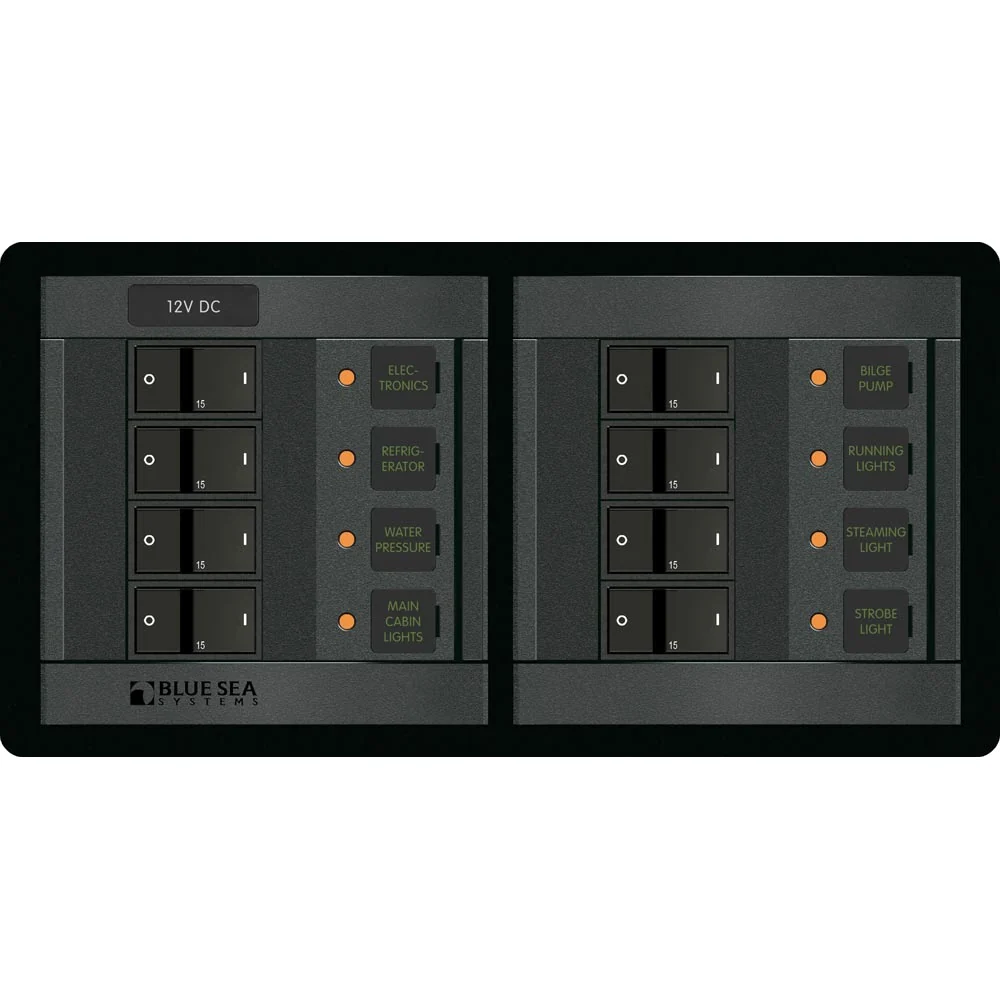 Blue Sea 1225 12V DC 8 Position - Horizontal [1225]