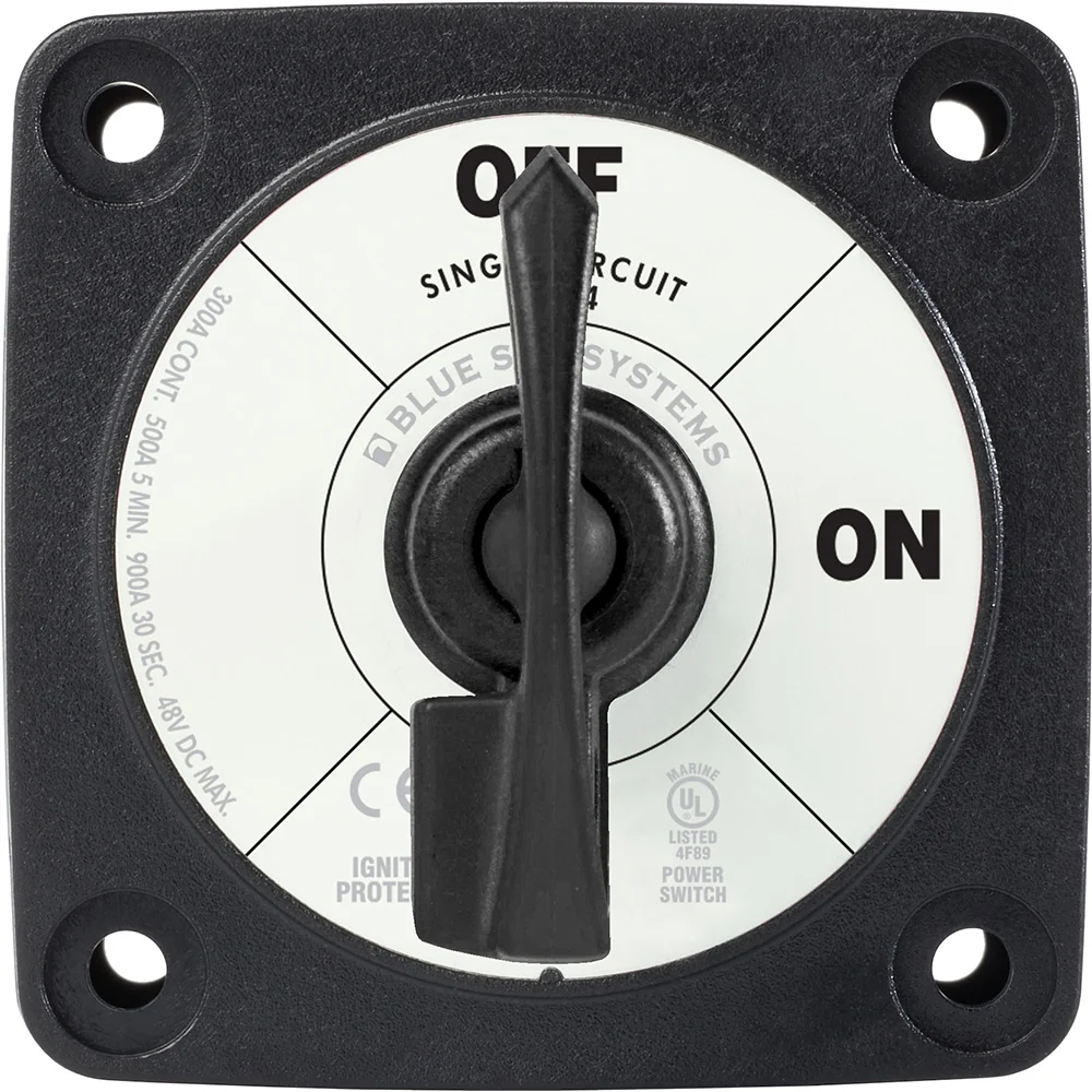 Blue Sea 6004200 Single Circuit ON-OFF w/Locking Key - Black [6004200] - Image 2
