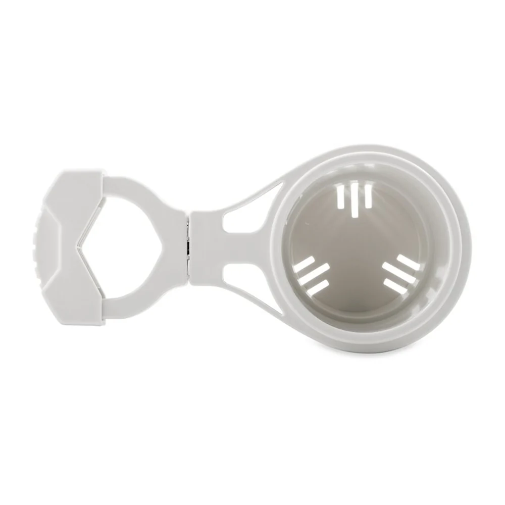 Camco Clamp-On Rail Mounted Cup Holder - Large for Up to 2" Rail - White [53083] - Image 3