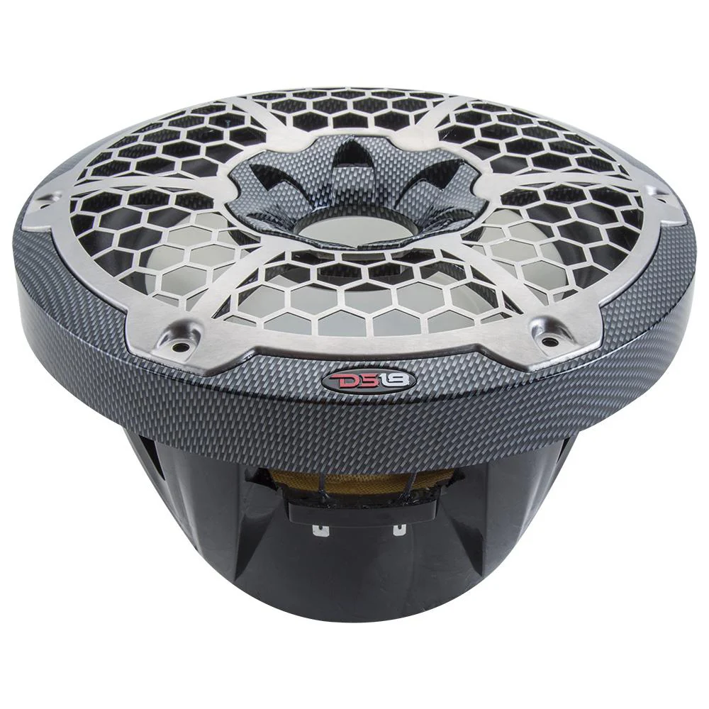 DS18 HYDRO 10" Subwoofer w/RGB Lights - 600W - Carbon Fiber [CF-10SUB] - Image 6