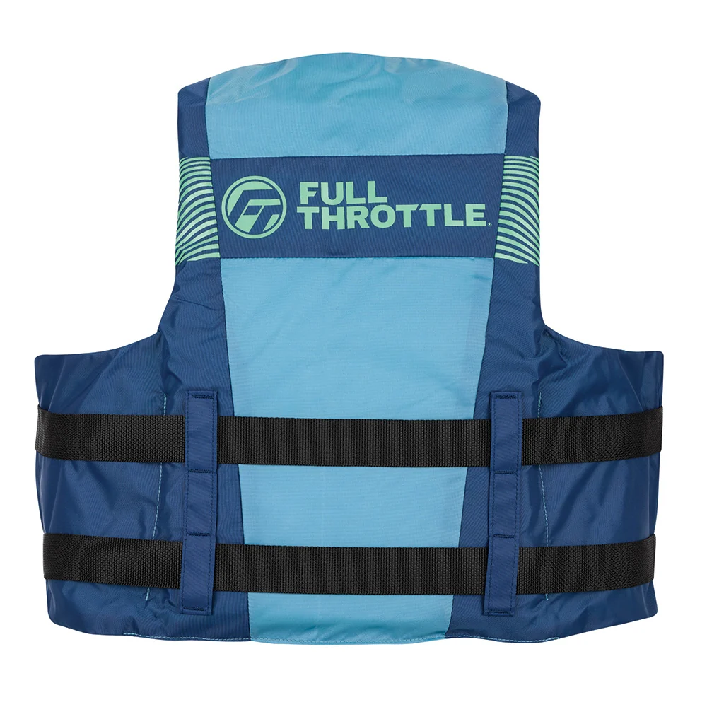 Full Throttle Adult Nylon Life Jacket - L/XL - Blue [112200-500-050-26] - Image 2