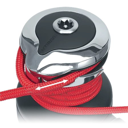 Harken #60 Electric Self-Tailing Rewind Radial Winch - Reverse Speed - Chrome with White Trim - Image 3