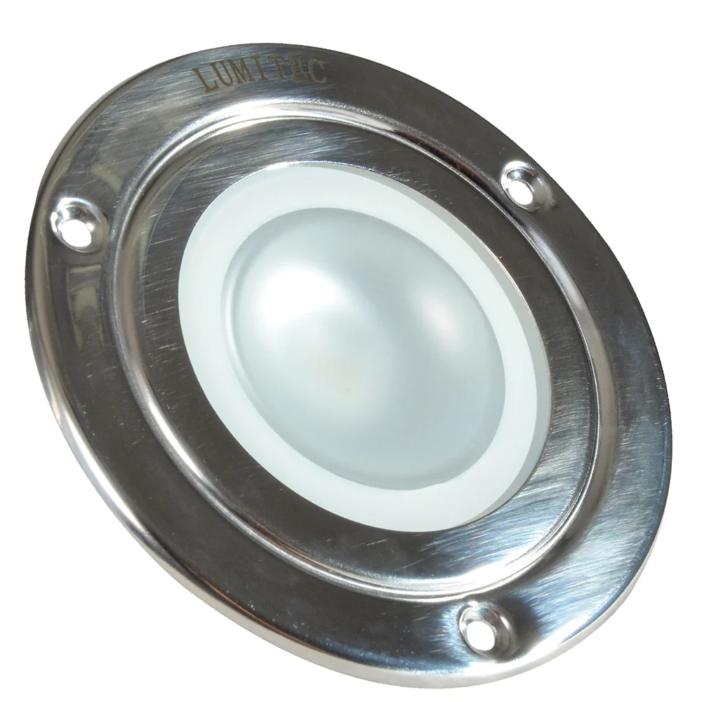 Lumitec Shadow - Flush Mount Down Light - Polished SS Finish - 3-Color Red/Blue Non Dimming w/White Dimming [114118] - Image 2