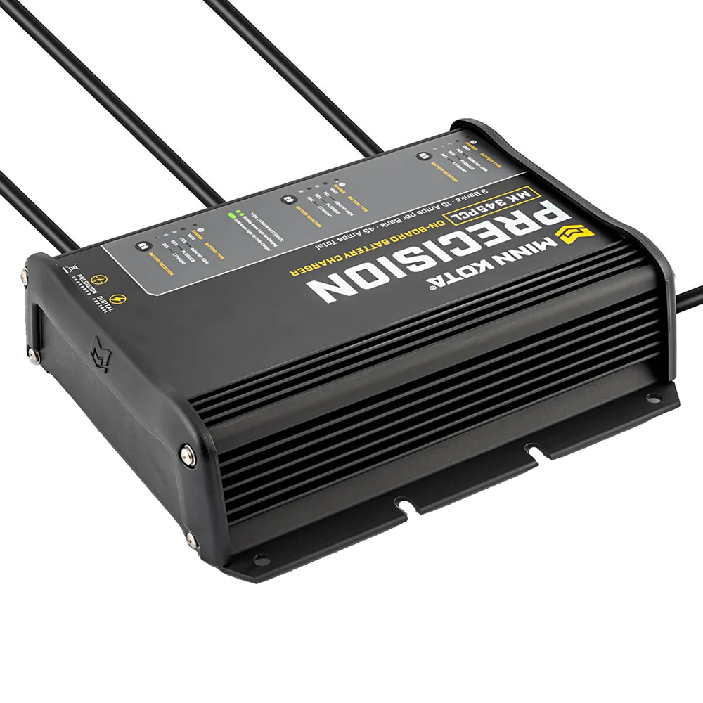 Minn Kota On-Board Precision Charger MK-345 PCL 3 Bank x 15 AMP LI Optimized Charger [1833454] - Image 2