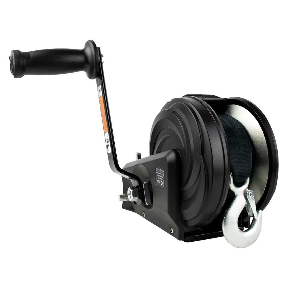 Powerwinch Select Series Winch 2,000lb, 2 Speed, 8" Crank Arm - Carbon Black [21400-W-2000-8-B-R] - Image 2